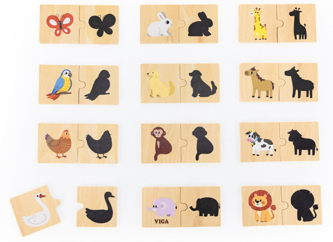 Puzzel - Hout - Viga - Schaduwspel - Per Spel
