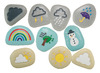 Weerstenen - Yellow Door Weather Stones - set van 10 assorti