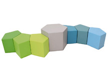 ZITELEMENTEN - BAMBINO - FOAM - LOBO 5-HOEKIG - SET VAN 6