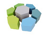 ZITELEMENTEN - BAMBINO - FOAM - LOBO 5-HOEKIG - SET VAN 6