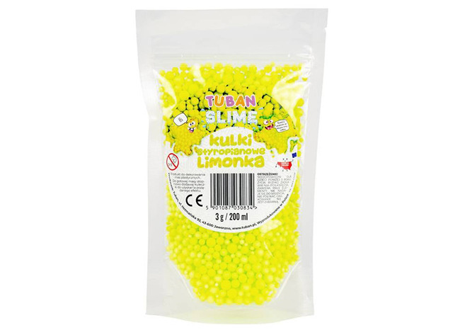 Slijm - Tuban - Foambolletjes - Limoen - Per Zakje