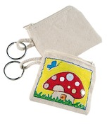 Textiel - Portemonnee Met Ring - Set/20