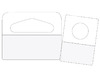 Hangers - ophangstickers - zelfklevend - 2 x 3 cm - set van 36