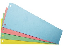 Tussenbladen - Exacompta - karton - trapezium - set van 100 assorti