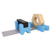 Evenwichtsset - bambino - la manche nordic - set van 8 blokken
