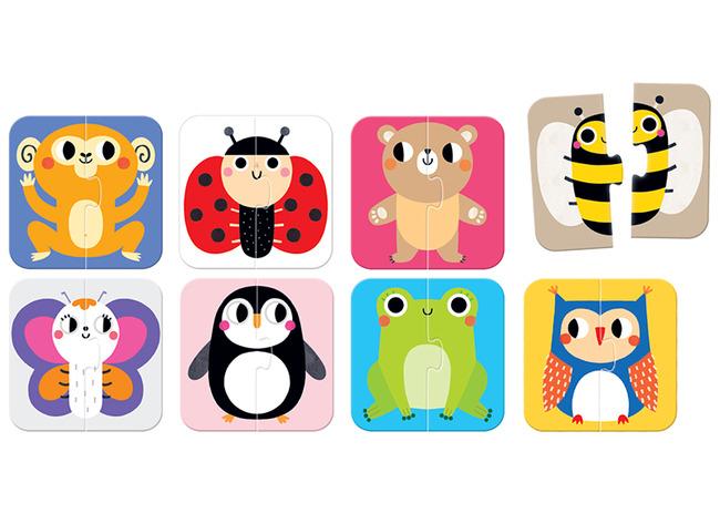Mijn Eerste Spellen - Banana Panda - Matching Animals - Per Spel