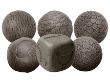 Stempels - kleistempels - Yellow Door Roll Around Farm Animals - boerderijdieren - set van 6 assorti
