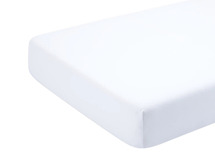 Hoeslakens - Bemini - 95 x 75 cm - park beddengoed - wit - per stuk