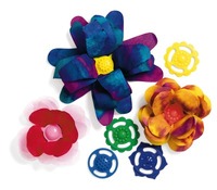 Knutselpakket - Roylco - bloemenvormen - per set