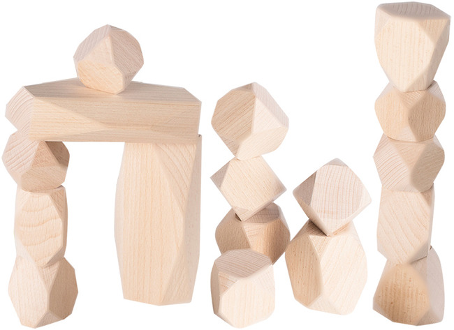 Constructie - Houten Stapelstenen 20st