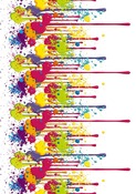 Tafelzeil 140 X 100 Cm - verfspetters - per stuk
