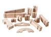 Constructie - blokken - hout - blokhutbouwer set van 89
