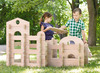 Constructie - blokken - hout - blokhutbouwer set van 89