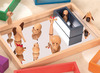 Speelgoed - figuurtjes - dieren - Tickit - hout - set van 10 assorti