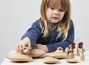 Speelgoed - figuurtjes - dieren - Tickit - hout - set van 10 assorti