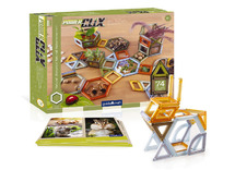 Constructie - magnetisch - powerclix natural 74st
