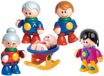 Eerste speelgoed - familie - Tolo - first friends - 6 stuks