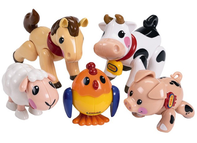 Eerste Speelgoed - Tolo - First Friends - Boerderijset - 5 Stuks