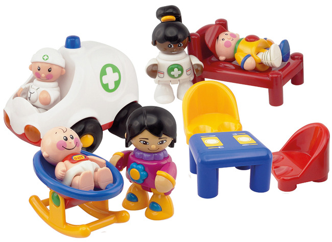 Eerste Speelgoed - Tolo - First Friends - Ziekenhuisset  - 11-delig