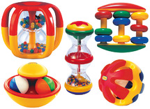 Babyspeelgoed - Tolo - grote ontwikkelingsset - 5 stuks
