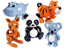 Eerste speelgoed - Tolo first friends - werelddieren - set van 5