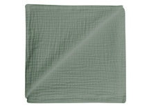 Textiel - tetradoek - Inbakerdoek - Bambula - 120x120 cm - green - per stuk