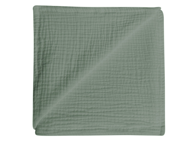Textiel - Tetradoek - Inbakerdoek - Bambula - 120x120 Cm - Green - Per Stuk