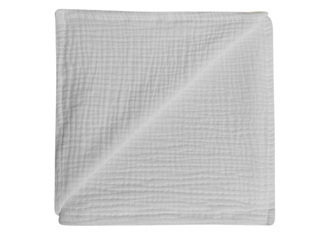 Textiel - Tetradoek - Inbakerdoek - Bambula - 120x120 Cm - Grey - Per Stuk