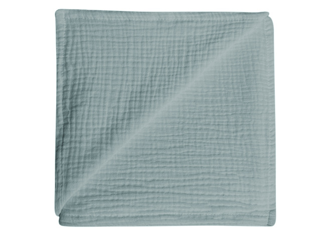 Textiel - Tetradoek - Inbakerdoek - Bambula - 120x120 Cm - Blue - Per Stuk