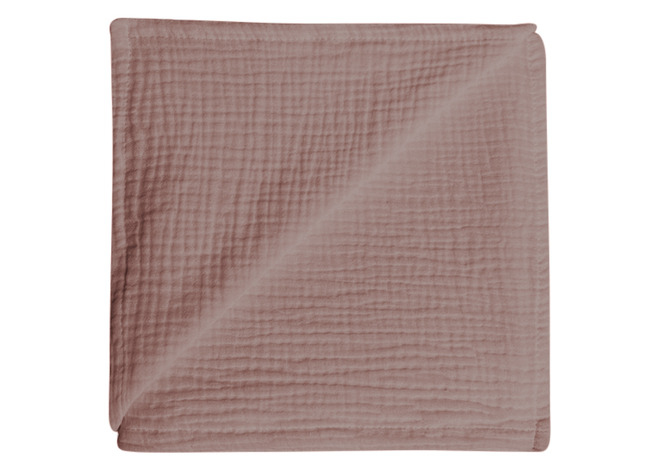 Textiel - Tetradoek - Inbakerdoek - Bambula - 120x120 Cm - Pink - Per Stuk