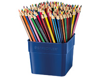 Potloden - kleurpotloden - Staedtler Noris Colour - driehoekig - doos - voordeelpakket - set van 144 assorti