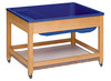 Zand- en watertafel - enkel houten frame - zonder blauwe bak - 64 cm hoog - per stuk
