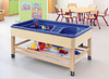 Tafel - zand- en watertafel - enkel houten frame - zonder blauwe bak - 64 cm hoog - per stuk