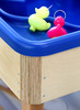 Tafel - zand- en watertafel - enkel houten frame - zonder blauwe bak - 64 cm hoog - per stuk