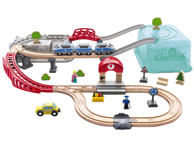 Trein - Sporen - Hape - City Train - 48-delig