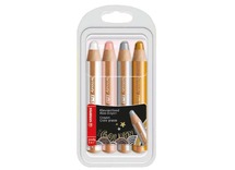 Waspotlood - Aquarel - Dik - Stabilo - Aanv. - Ass/4
