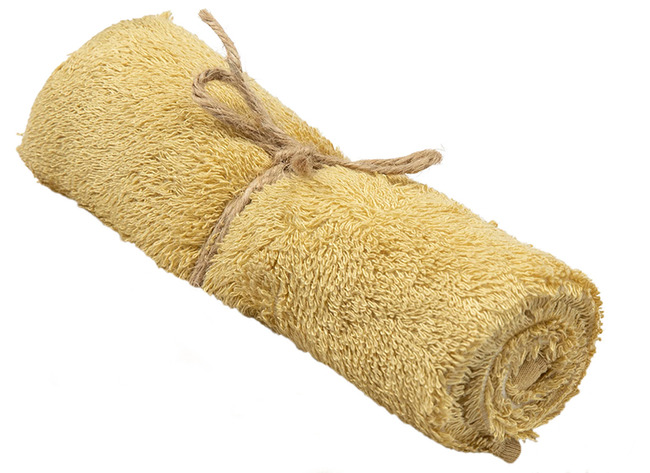 Gastendoekjes - Timboo - 29,5 X 50 Cm - Honey Yellow - Per Stuk