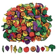Foam - Stickers - Fruit En Groenten 500 Stuks