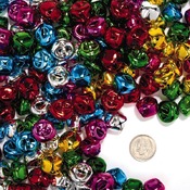 Belletjes - gekleurd - 1,5 cm - set v 200