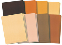 Knutselpapier - Roylco - 22 x 28 cm - 80 g - huidskleuren - set van 48 vellen assorti
