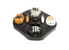 Eerste speelgoed - stem - clever cats - set van 4
