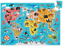 Puzzels - karton - Banana Panda - animals of the world