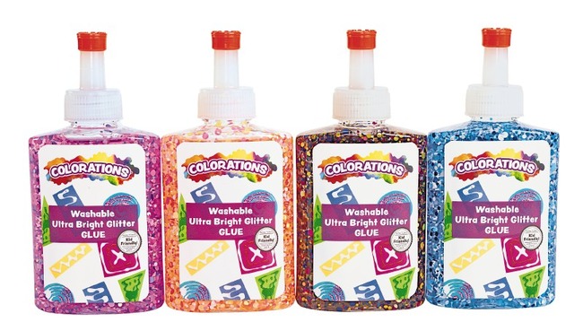 Lijmstift - Glitterlijm - 118 Ml - Set Van 4