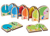 Kleuren sorteren - Haba - puzzel - pomponrups