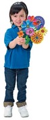 Figuren - bloemen - Roylco - papier - per set