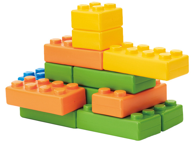 Bouwset - Blokken - Weplay Brick Me - Set Van 45 Assorti