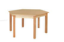 Tafel, Standaard, Zeshoekig Ø 120 Cm