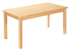 Tafel - Standaard - Rechthoekig - 120 cm x 40 cm x 70 cm - blad lichte esdoorn - per stuk
