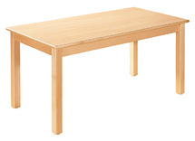 Tafel - Standaard - Rechthoekig - 120 cm x 40 cm x 52 cm - blad lichte esdoorn - per stuk