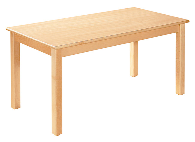 Tafel - Standaard - Rechthoekig - 120 Cm X 40 Cm X 70 Cm - Blad Lichte Esdoorn - Per Stuk
